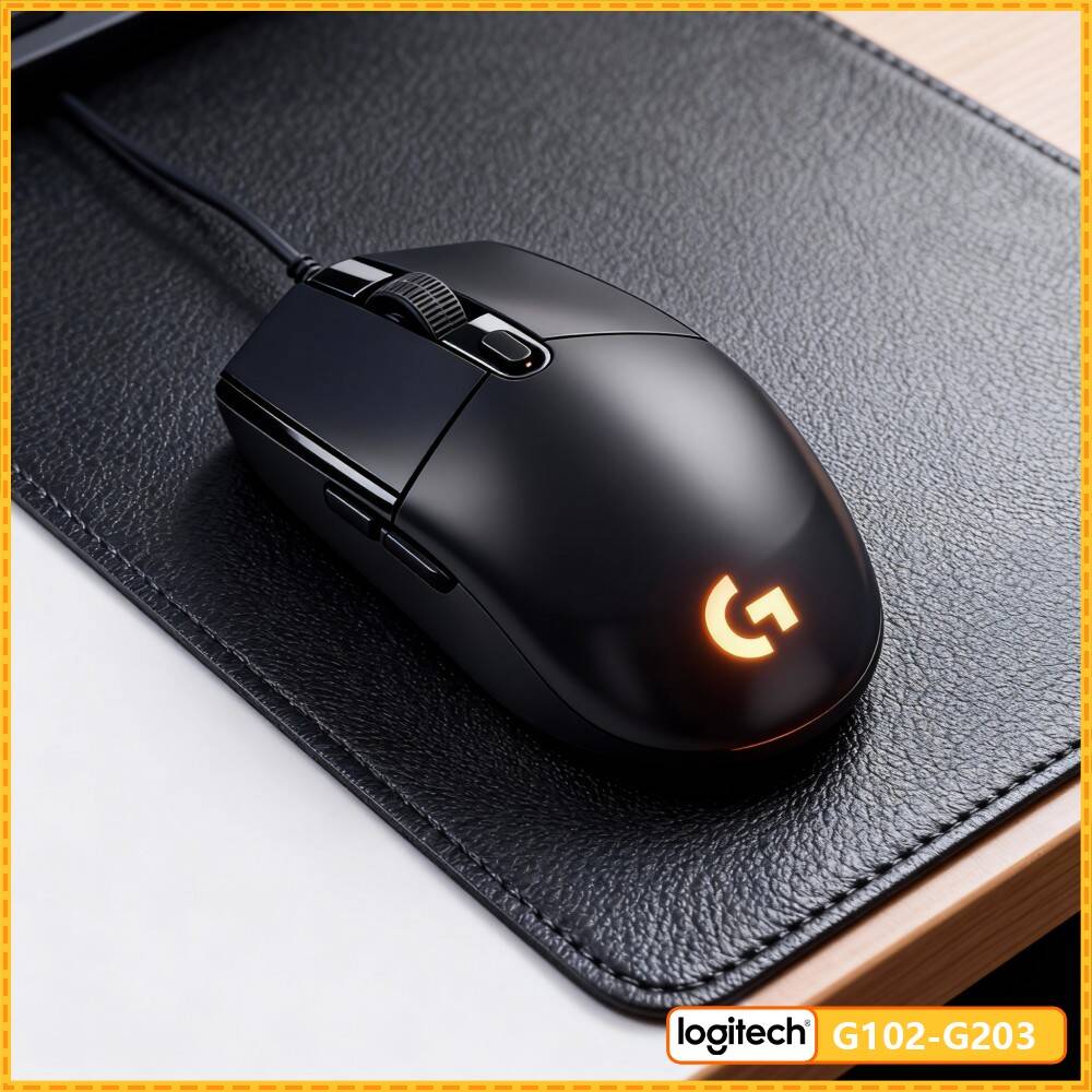 Logitech Mouse G203 - فأرة ألعاب لوجيتك G203 سلكية بإضاءة